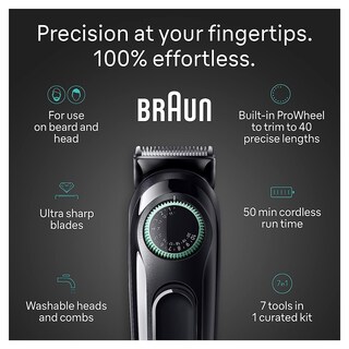 Foto 3 | Kit Trimmer Braun All-in-one Style Series 3 3470 Para Hombre - Venta Internacional.
