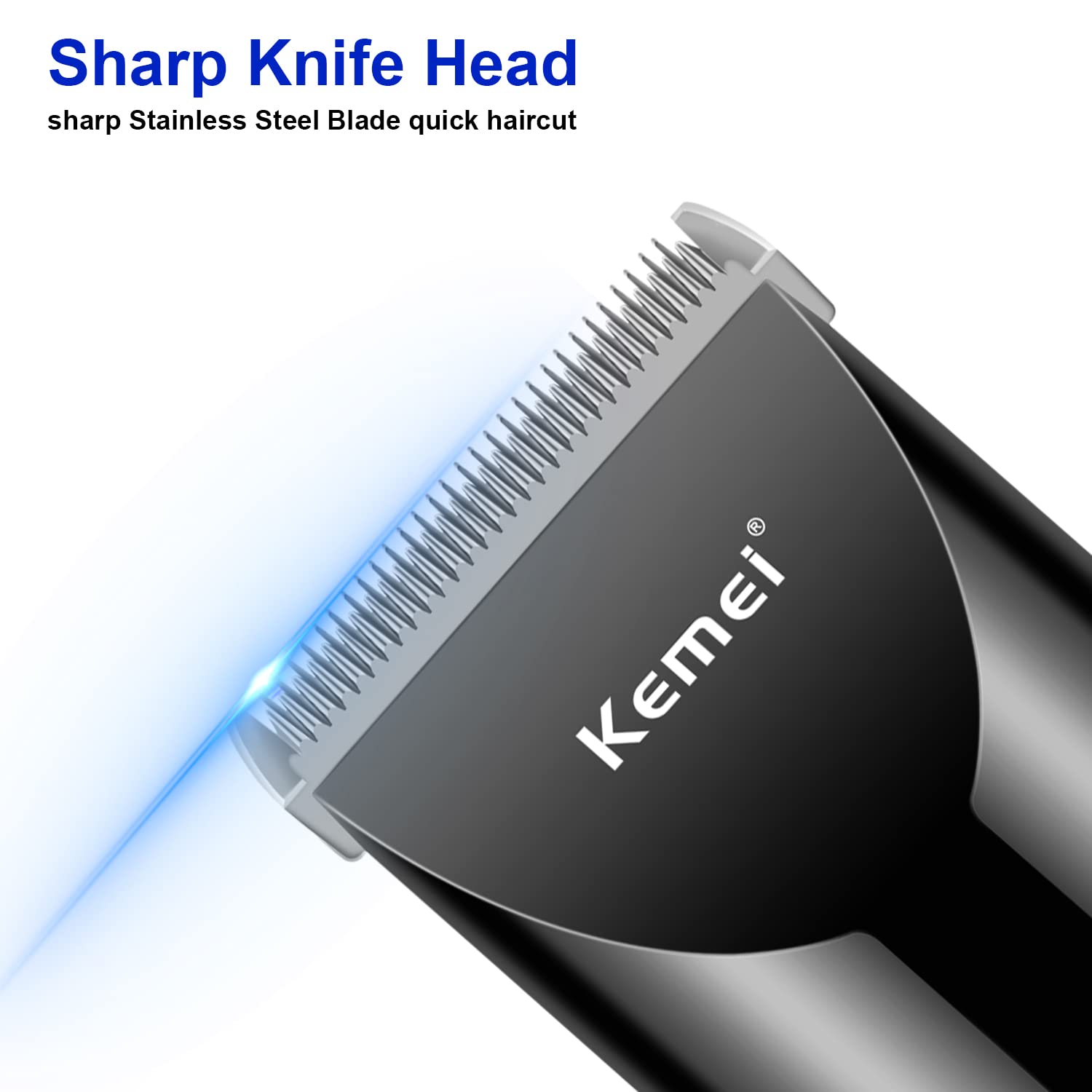 Foto 3 pulgar | Cortadora de Cabello Kemei Cuchilla Ajustable Inalámbrica Negra Km-3293 - Venta Internacional