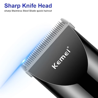 Foto 2 | Cortadora de Cabello Kemei Cuchilla Ajustable Inalámbrica Negra Km-3293 - Venta Internacional