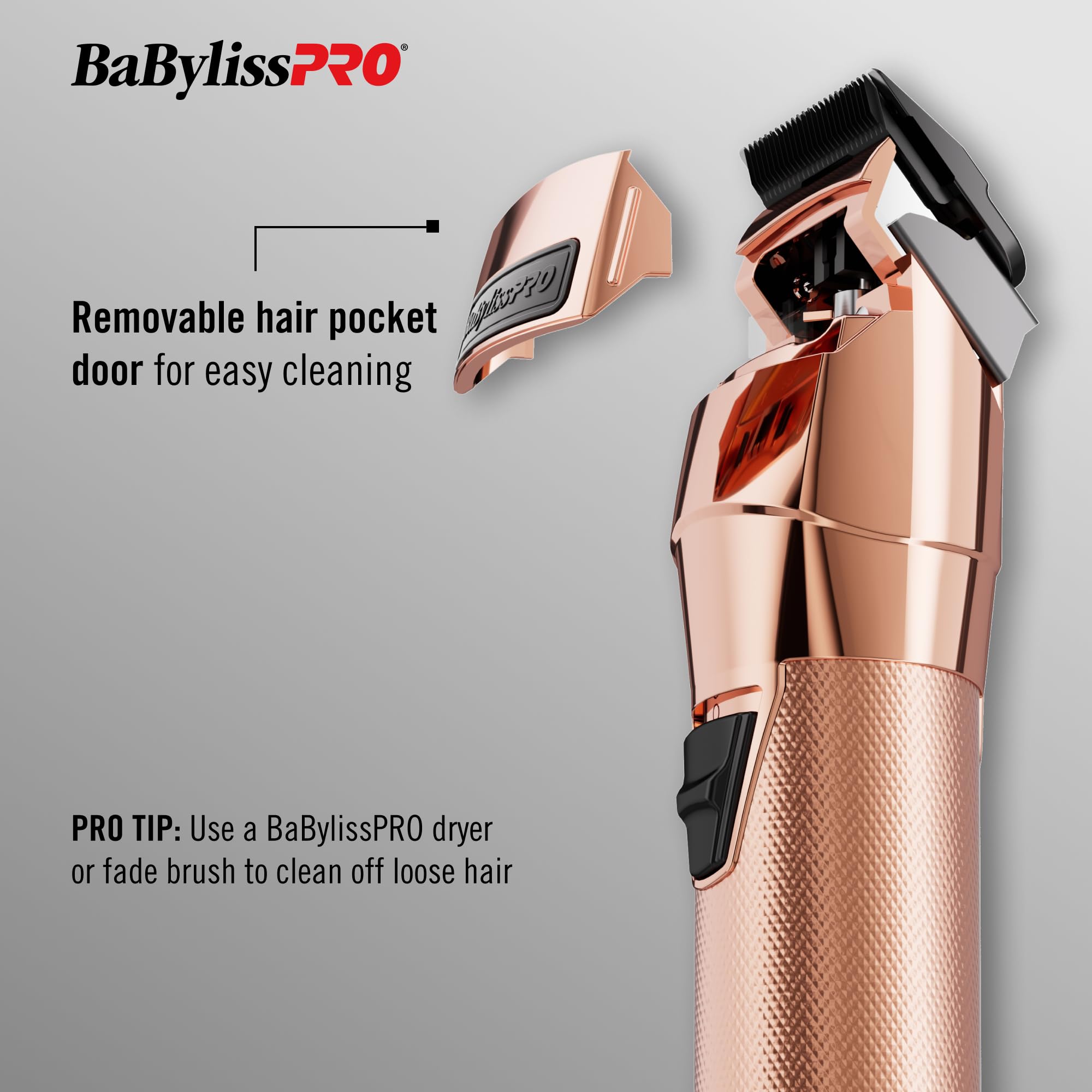Foto 3 | Clipper Babylisspro Fxone Rosefx All Metal Con Batería - Venta Internacional.