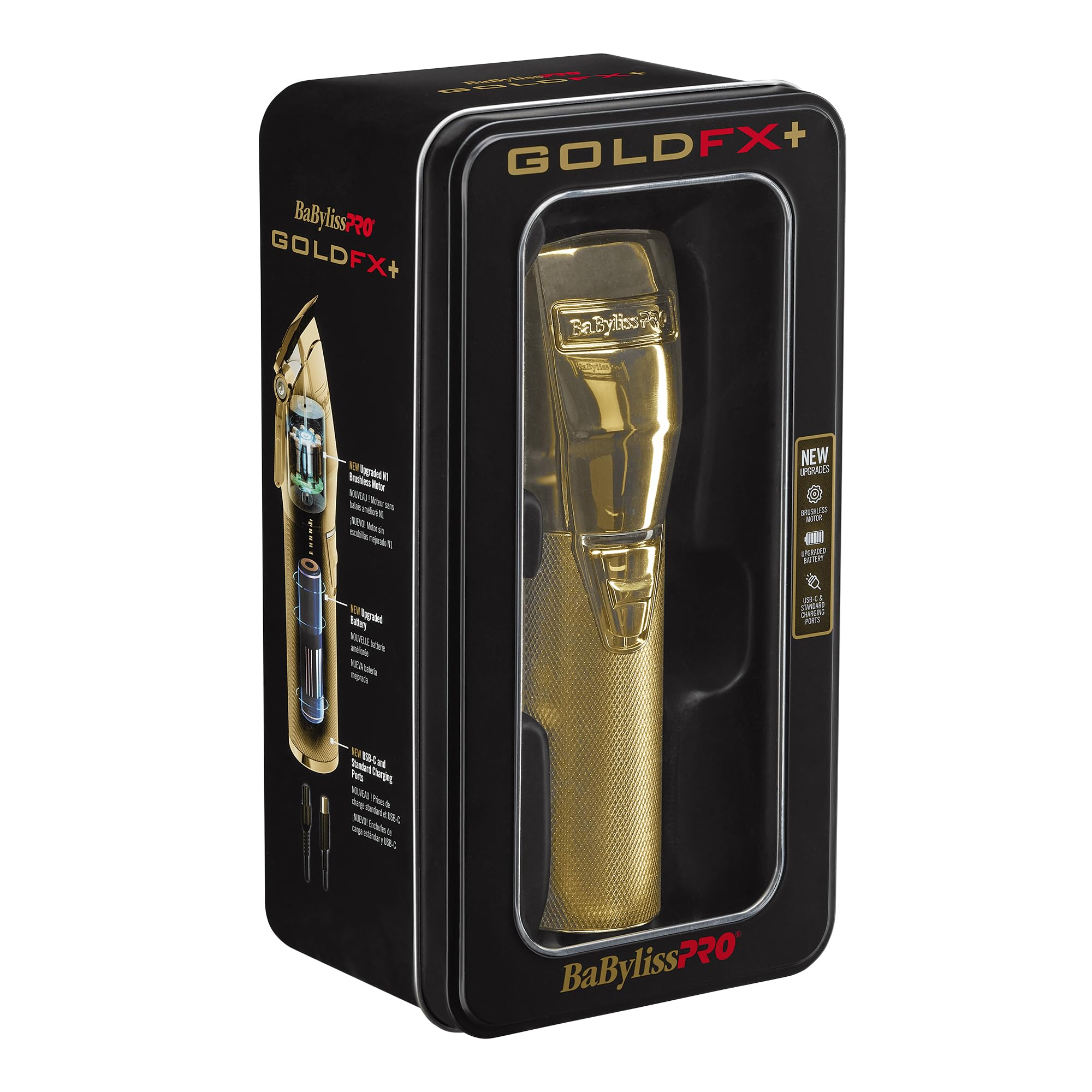 Foto 4 pulgar | Cortapelos Babylisspro Goldfx+ Totalmente Metálico De Litio - Venta Internacional.
