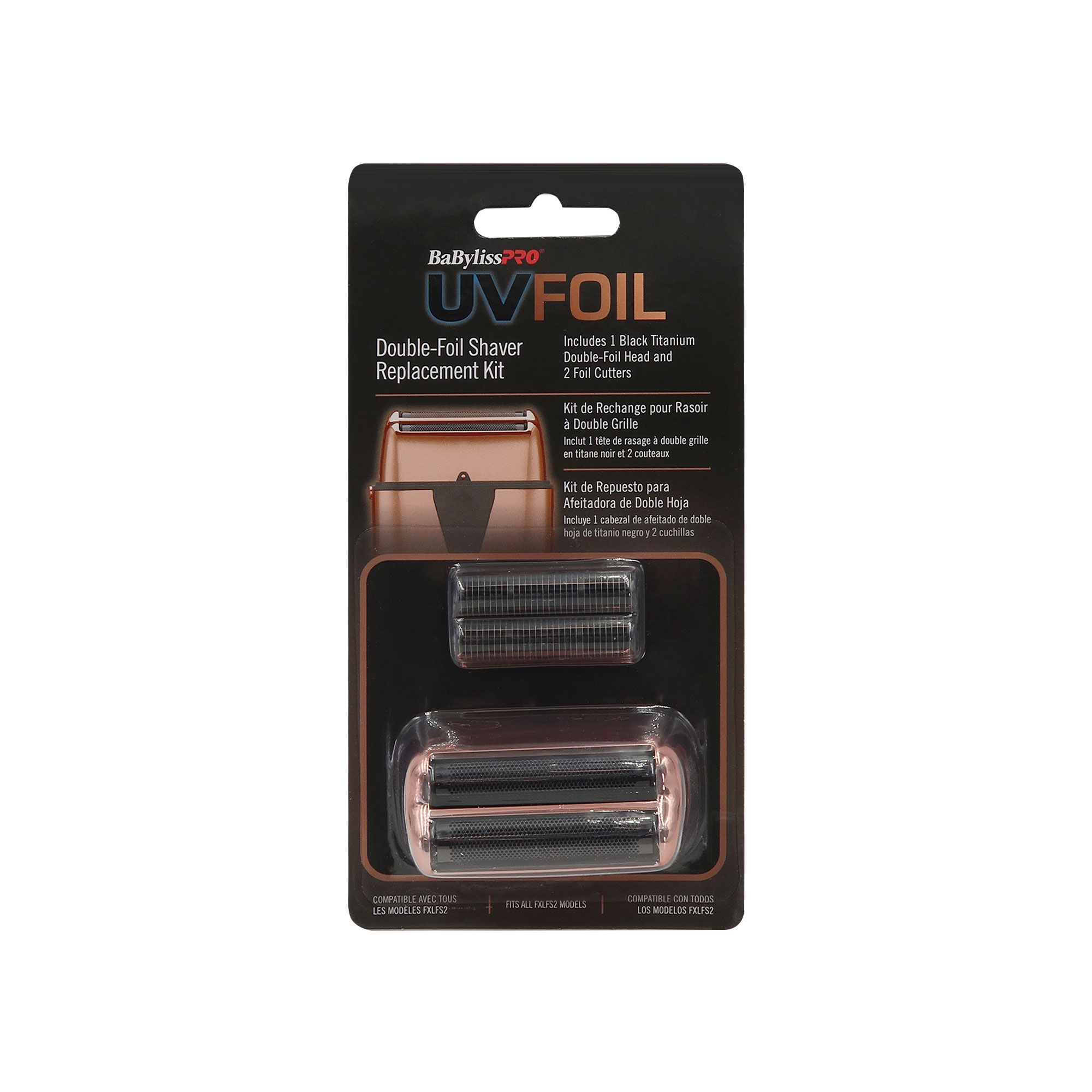 Foto 3 pulgar | Kit De Repuesto Para Afeitadora Babyliss Pro Uvfoil Double-foil 5x - Venta Internacional.
