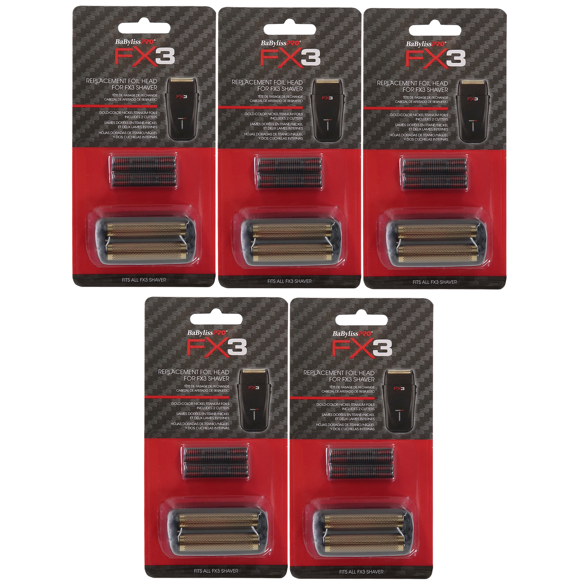 Afeitadora Babyliss Pro Fx3 Con Cabezal De Aluminio De Repuesto Fxx3rfb X5 - Venta Internacional.