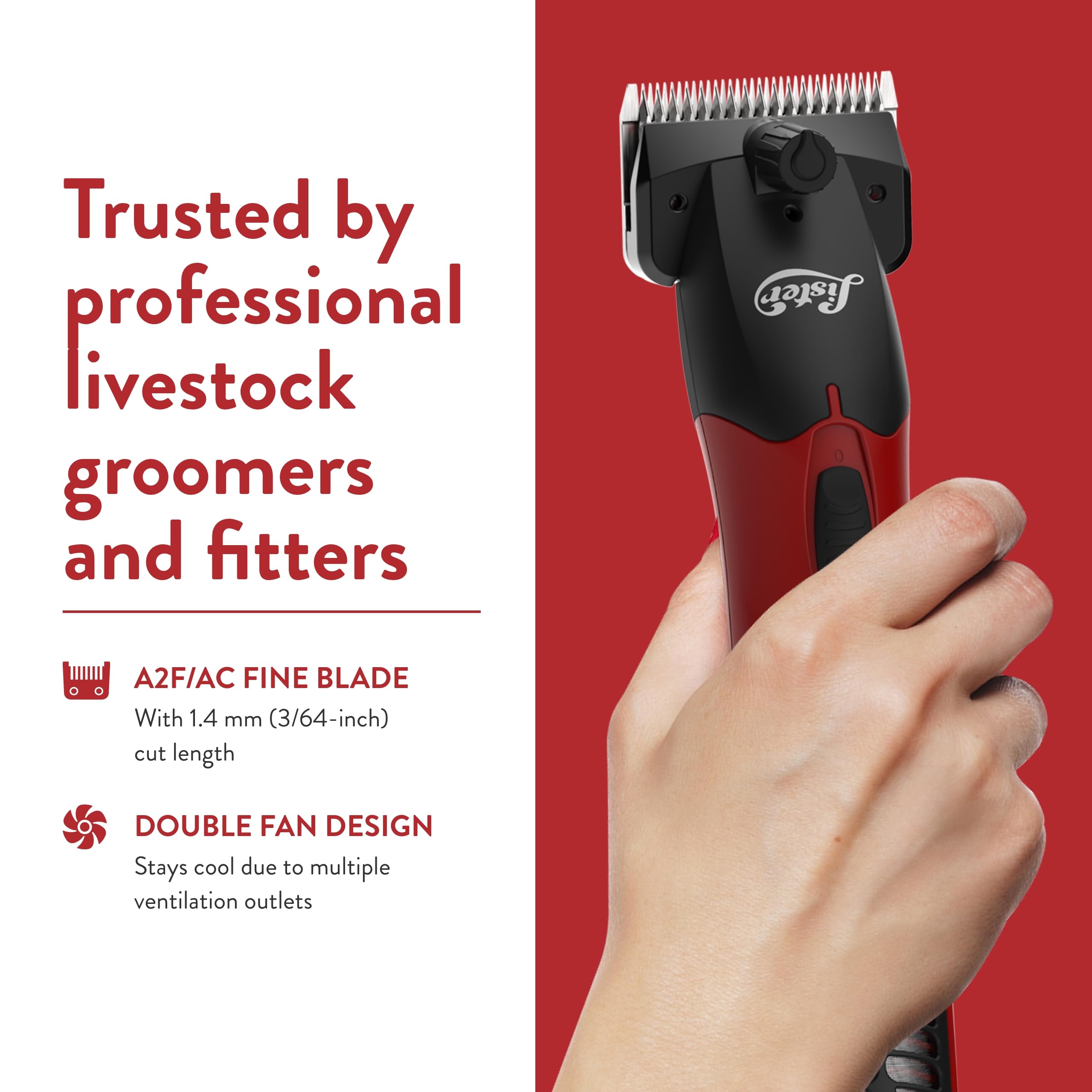 Foto 7 pulgar | Clipper Wahl Lister Fusion Para Animales Grandes Con Hoja Fina - Venta Internacional.