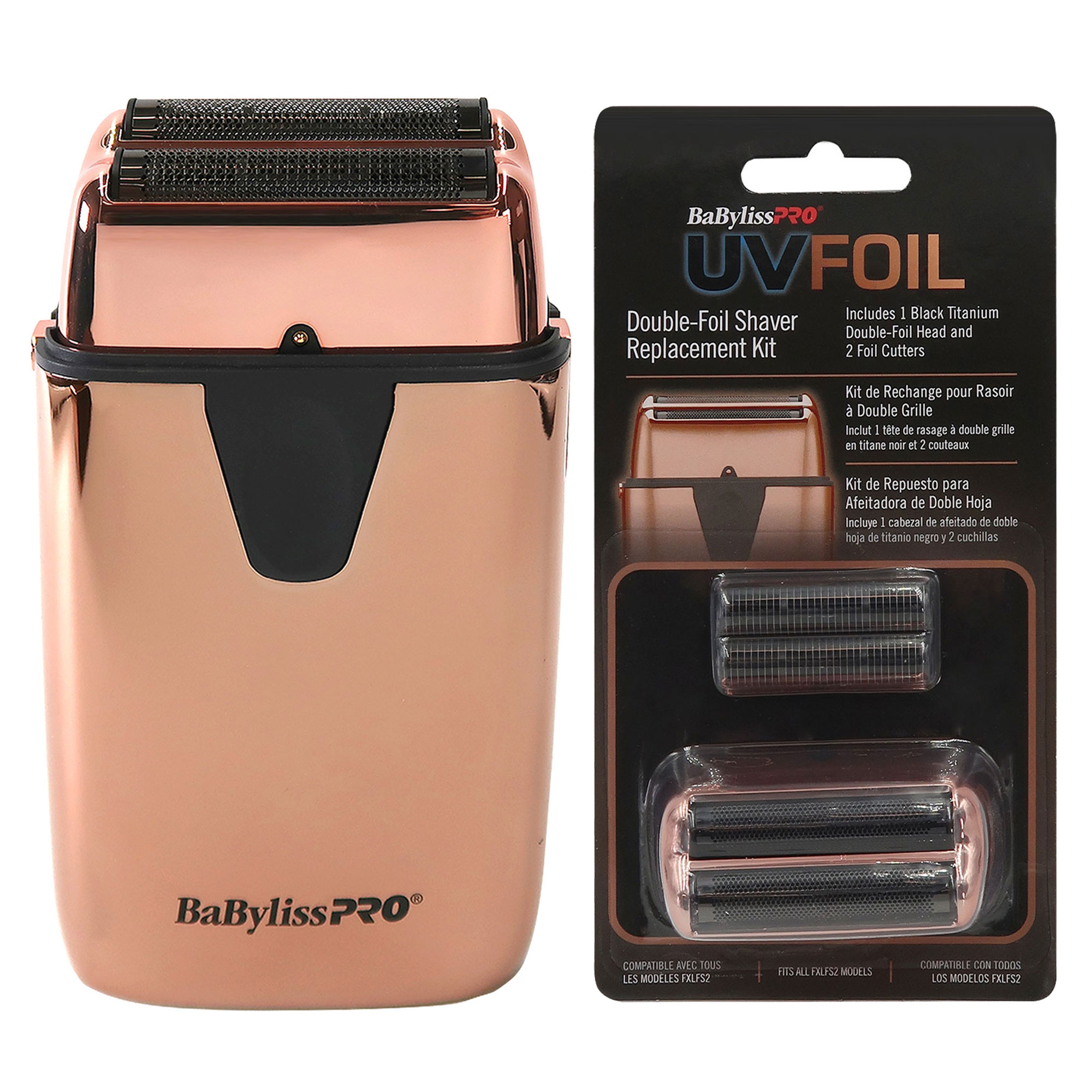 Foto 1 | Kit Rg+ De Doble Lámina Desinfectante Uv Shaver Babylisspro - Venta Internacional.