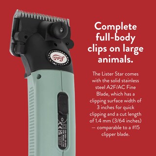 Foto 5 | Animal Grande Clipper Lister Star Con Hoja Fina Para Caballos Gr - Venta Internacional.