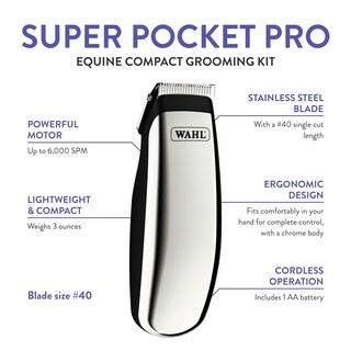 Foto 2 | Recortadora Wahl Professional Animal Equine Super Pocket Pro - Venta Internacional.