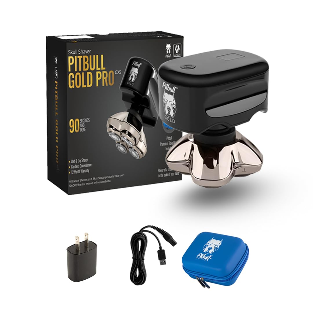Foto 2 pulgar | Shaver Skull Shaver Pitbull Gold Pro Gx5 Para Cabeza Y Rostro - Venta Internacional.
