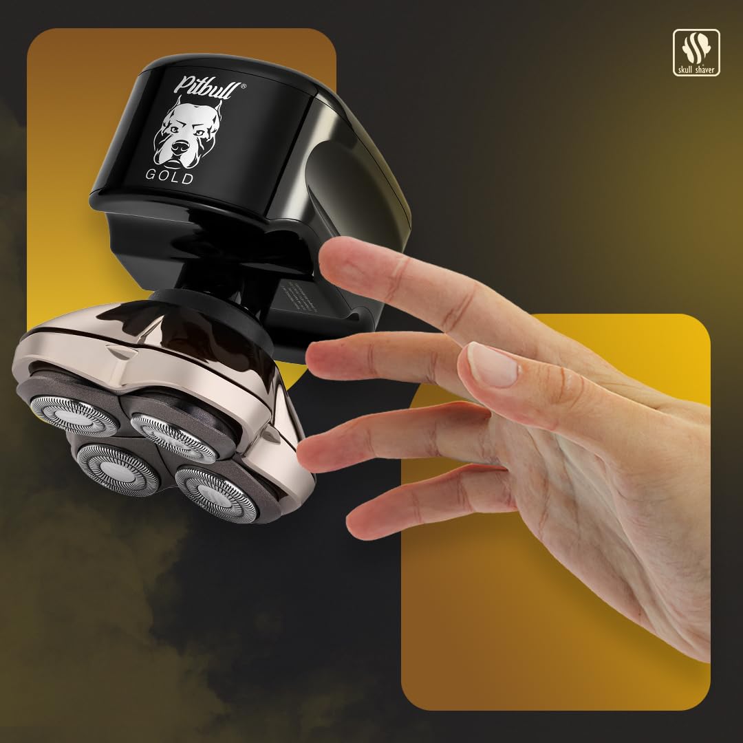 Foto 7 pulgar | Shaver Skull Shaver Pitbull Gold Pro Gx5 Para Cabeza Y Rostro - Venta Internacional.