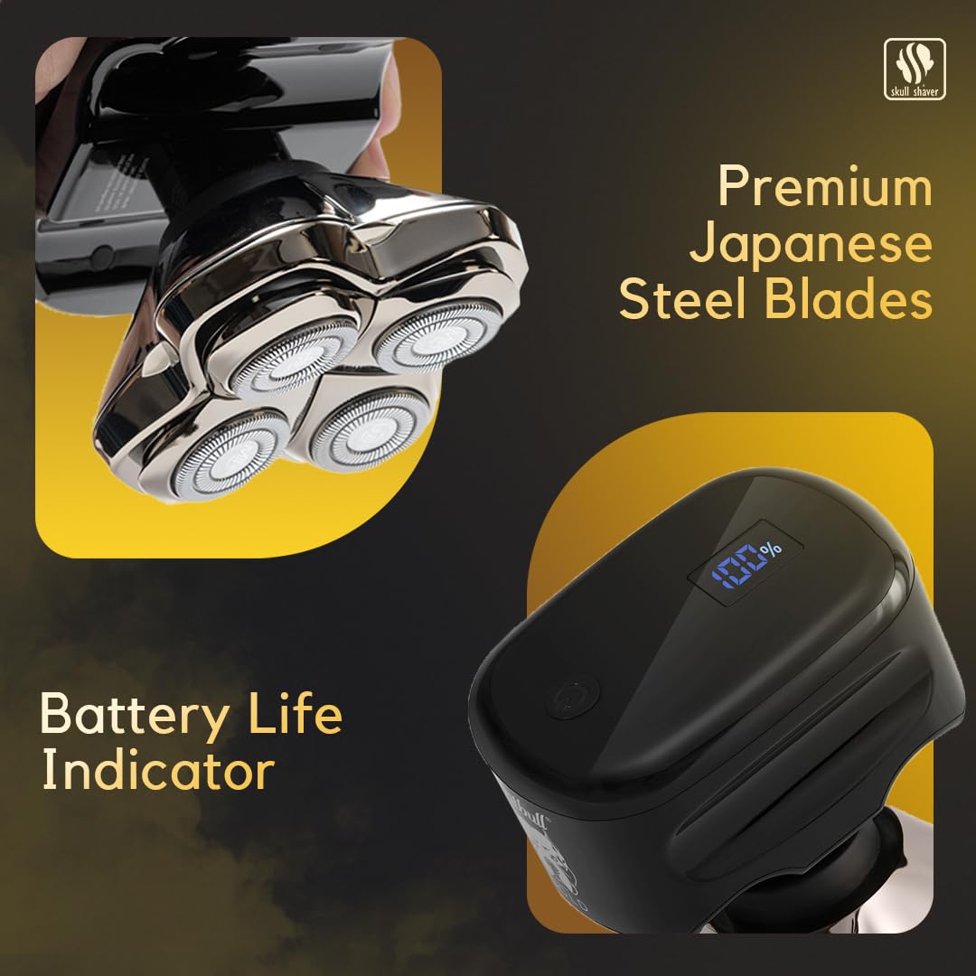 Foto 8 pulgar | Shaver Skull Shaver Pitbull Gold Pro Gx5 Para Cabeza Y Rostro - Venta Internacional.
