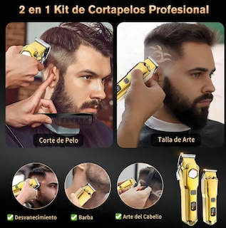 Foto 2 | Máquina para Cortar Cabello Inalámbrica Xtellar