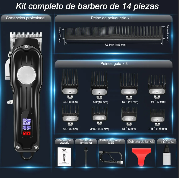 Foto 4 pulgar | Máquina para Cortar Cabello Xtellar
