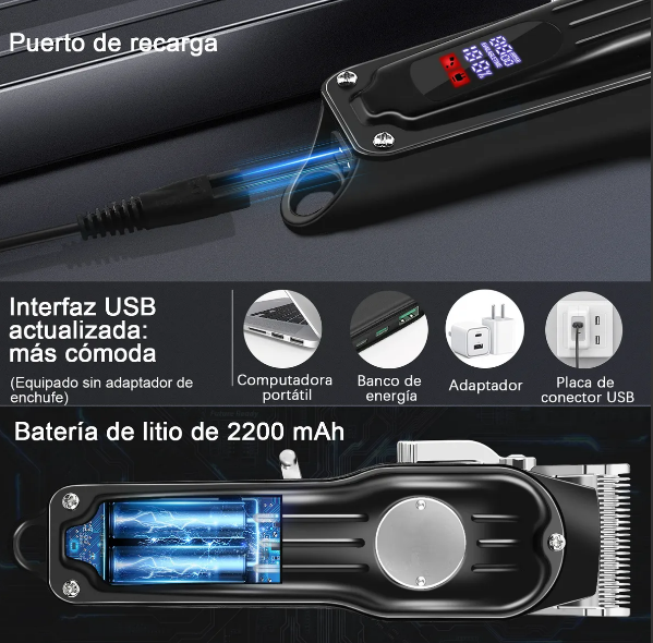 Foto 5 pulgar | Máquina para Cortar Cabello Xtellar