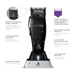Foto 2 | Cortadora De Pelo Andis Black Label Mlc Professional Master - Venta Internacional.