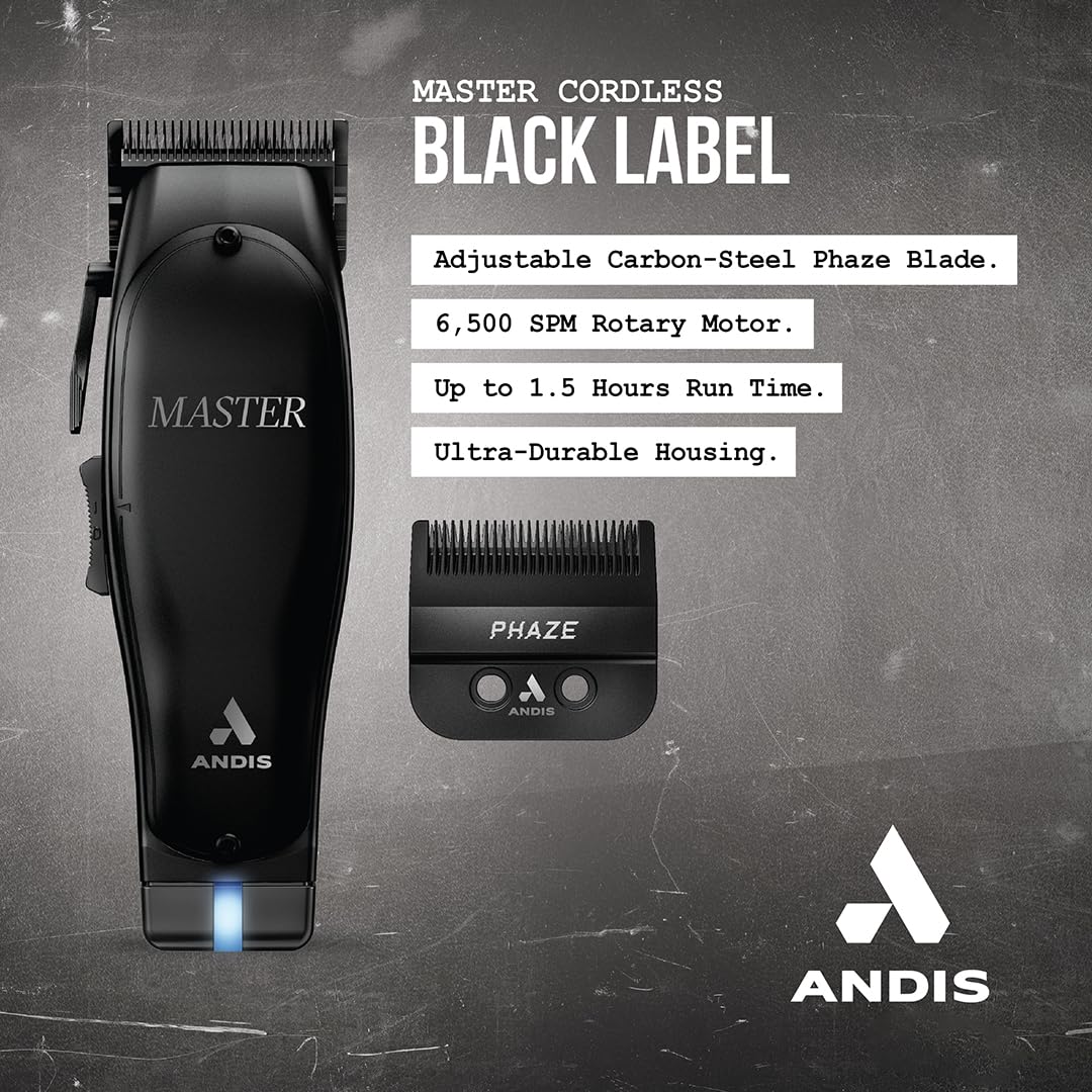 Foto 4 pulgar | Cortadora De Pelo Andis Black Label Mlc Professional Master - Venta Internacional.