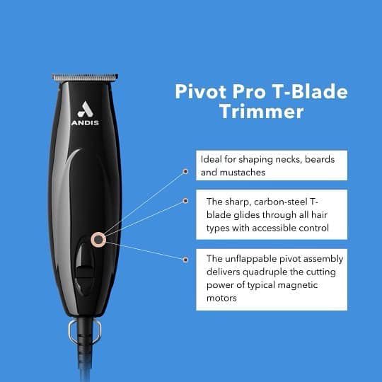 Foto 3 | Set De Cortapelos Y Recortador De Barba Andis 24810 Pivotpro - Venta Internacional.