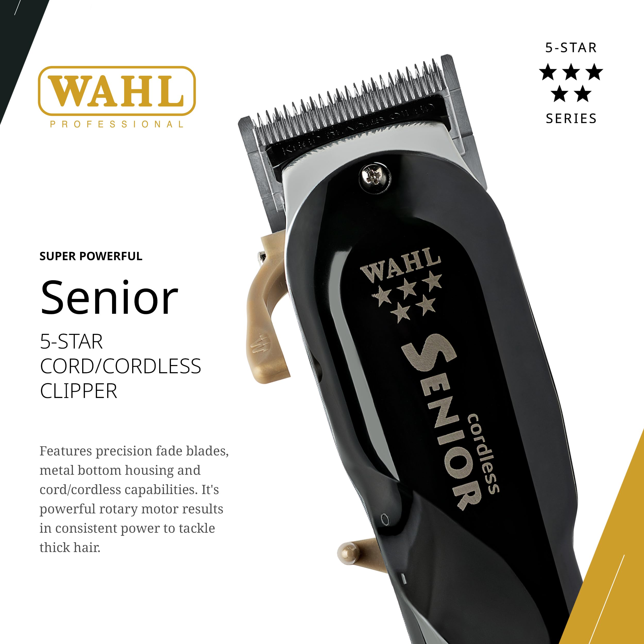 Foto 2 | Clipper Wahl Professional 5 Star Inalámbrico Para Personas Mayores - Venta Internacional.