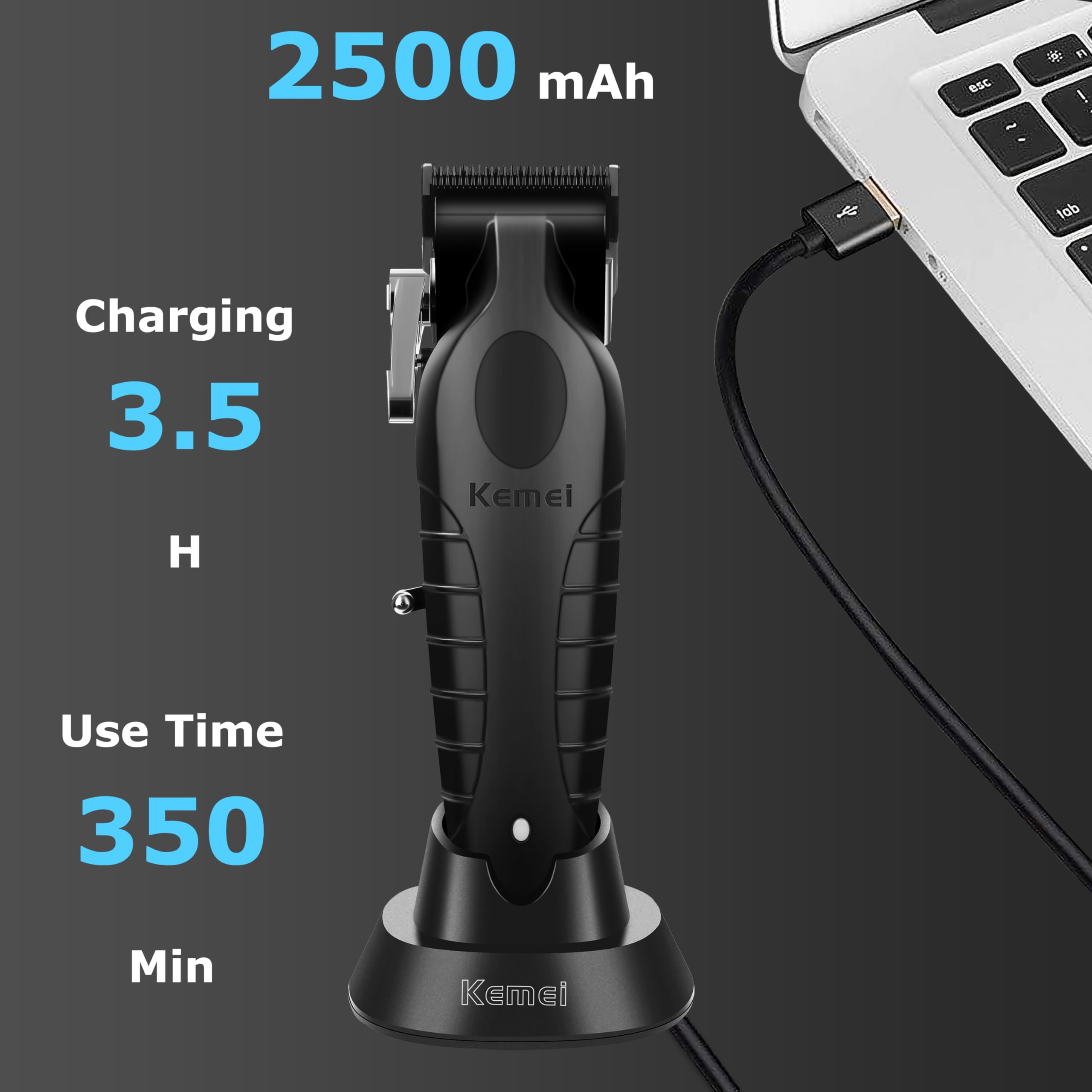 Foto 5 pulgar | Cortapelos Kemei 2296 Professional Con Cable E Inalámbrico Para Hombre - Venta Internacional.