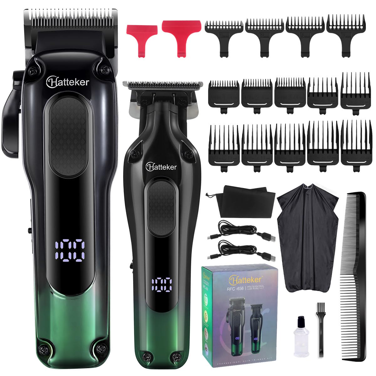 Foto 1 | Set De Cortapelos Y Recortadoras Hatteker Professional Para Hombre - Venta Internacional.