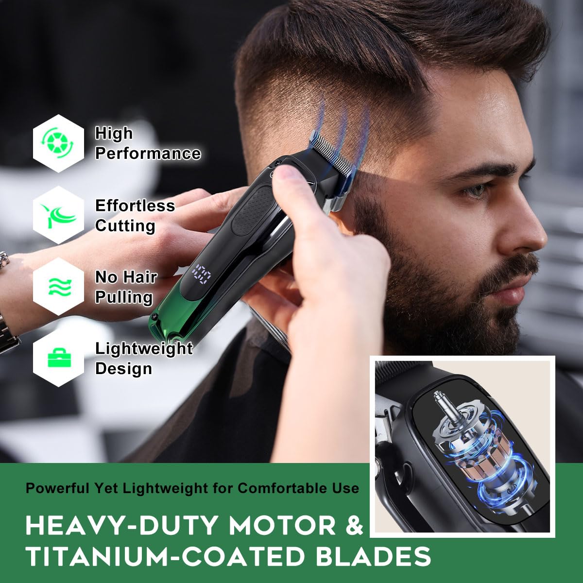 Foto 3 | Set De Cortapelos Y Recortadoras Hatteker Professional Para Hombre - Venta Internacional.