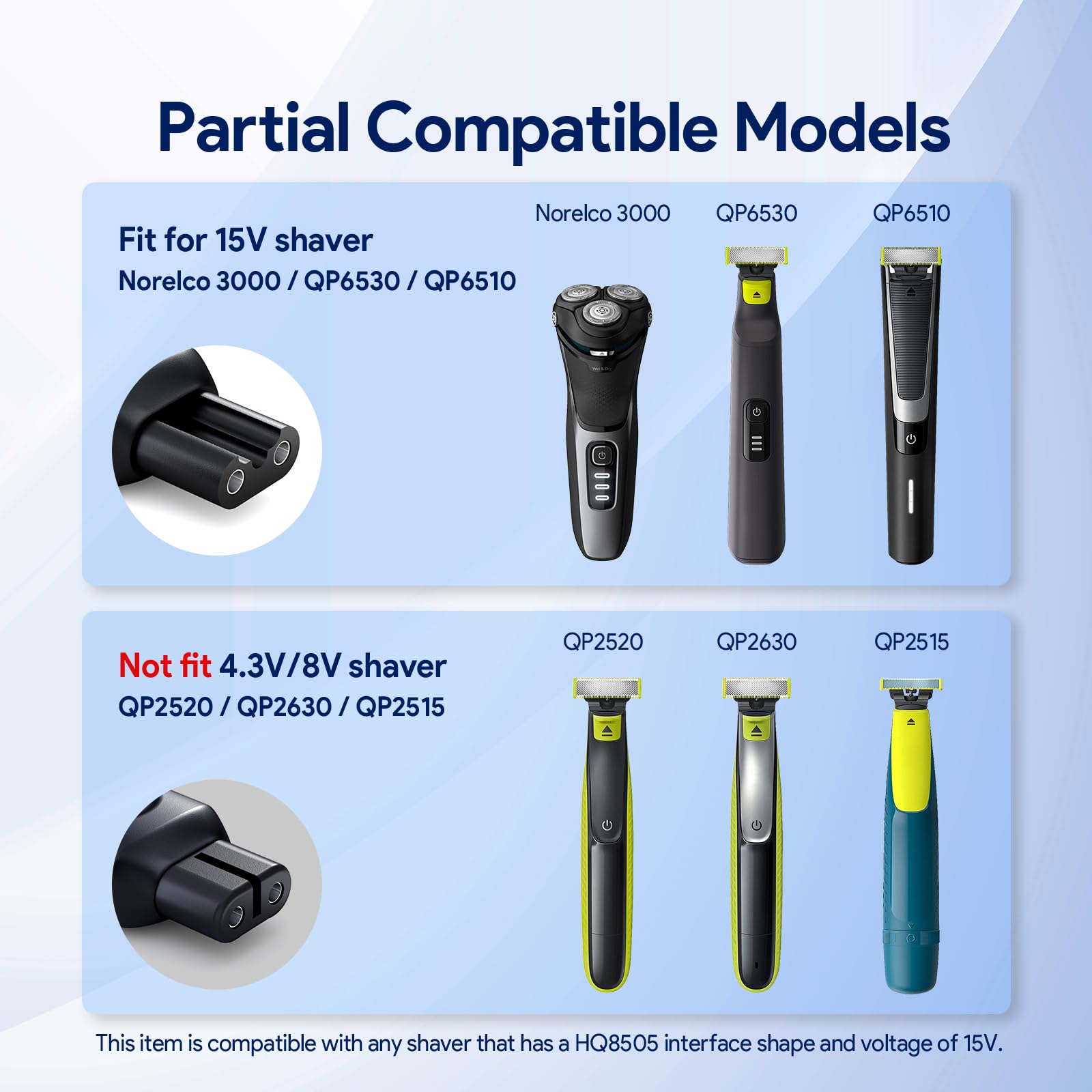 Foto 4 pulgar | Adaptador Usb Y Convertidor De Carga Para Afeitadora Philips Norelco - Venta Internacional.