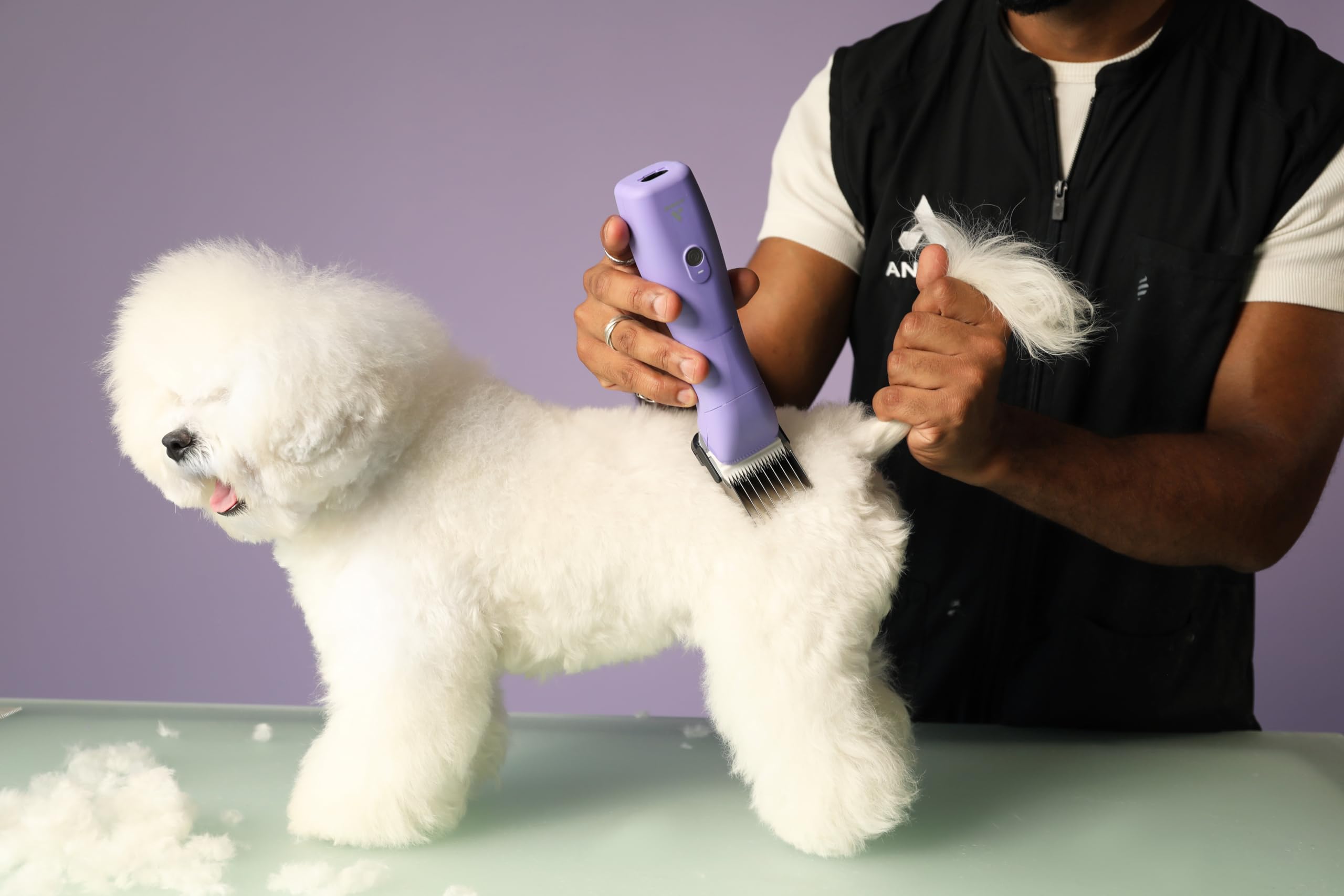 Foto 6 pulgar | Dog Clipper Andis Emerge Inalámbrico De Iones De Litio, Color Morado - Venta Internacional.