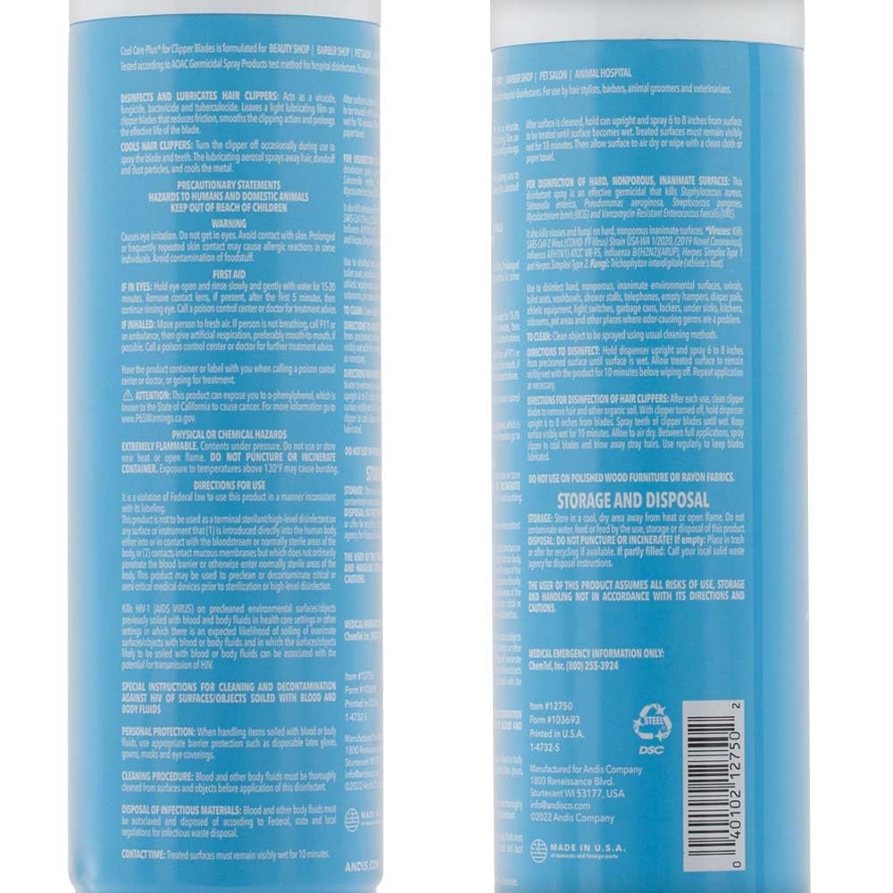 Foto 3 pulgar | Cool Care Plus Andis Para Cuchillas, 458 Ml (paquete De 2) - Venta Internacional.