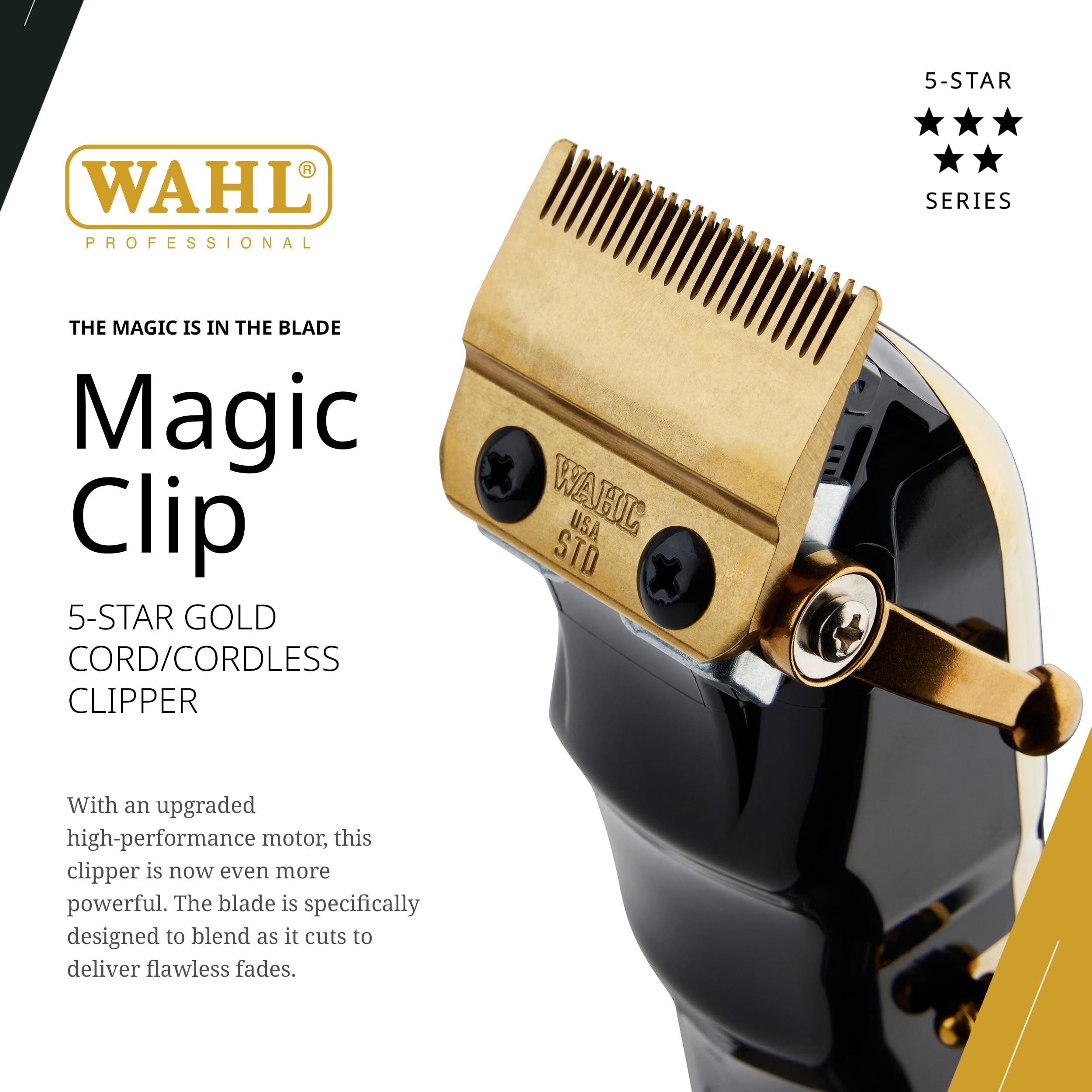 Foto 3 pulgar | Pinza Mágica Inalámbrica Wahl Professional De 5 Estrellas Para Cortapelos - Venta Internacional.