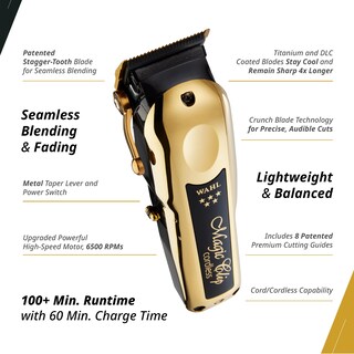 Foto 3 | Pinza Mágica Inalámbrica Wahl Professional De 5 Estrellas Para Cortapelos - Venta Internacional.