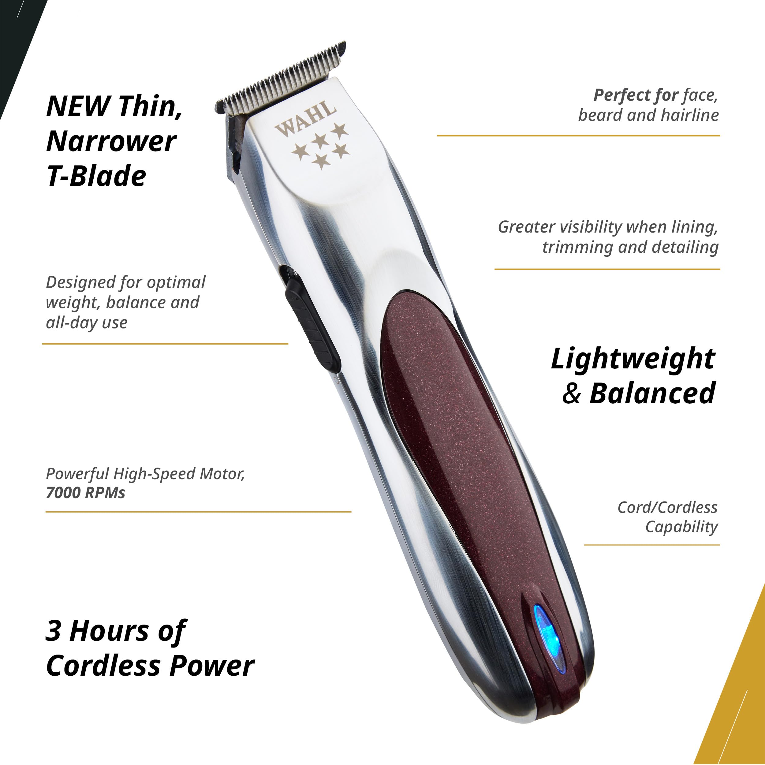 Foto 4 pulgar | Recortadora Inalámbrica Wahl Professional Align Con Batería De 180 Minutos - Venta Internacional.