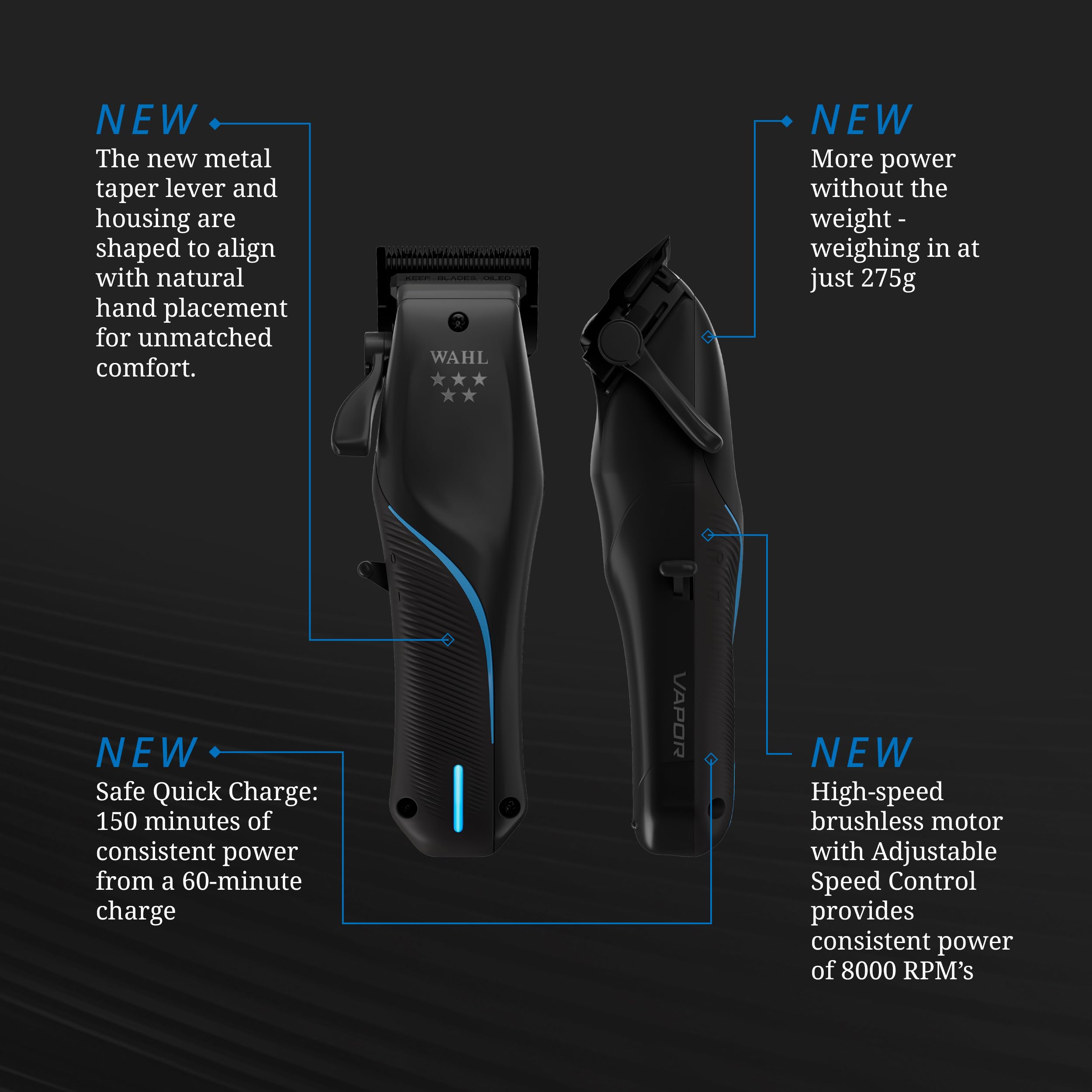 Foto 6 pulgar | Vapor Profesional Clipper Wahl De 5 Estrellas Con Cuchilla F32 Fadeout - Venta Internacional.