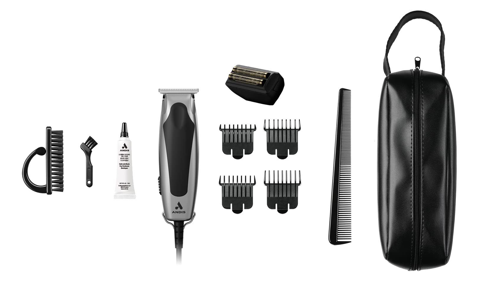 Foto 4 pulgar | Kit De Recortadora De Pelo Y Afeitadora Con Lámina Andis 42400 Inliner Silver - Venta Internacional.