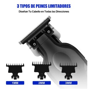 Foto 3 | Cortadora De Pelo Eléctrica Inalámbrica Recargable Eo Safe Imports Esi-20172 Negro