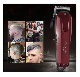Foto 4 | Máquinas De Corte De Cabello Wine Red
