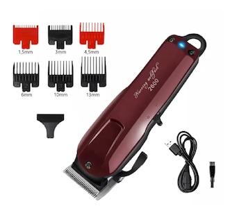 Foto 3 | Máquinas De Corte De Cabello Wine Red