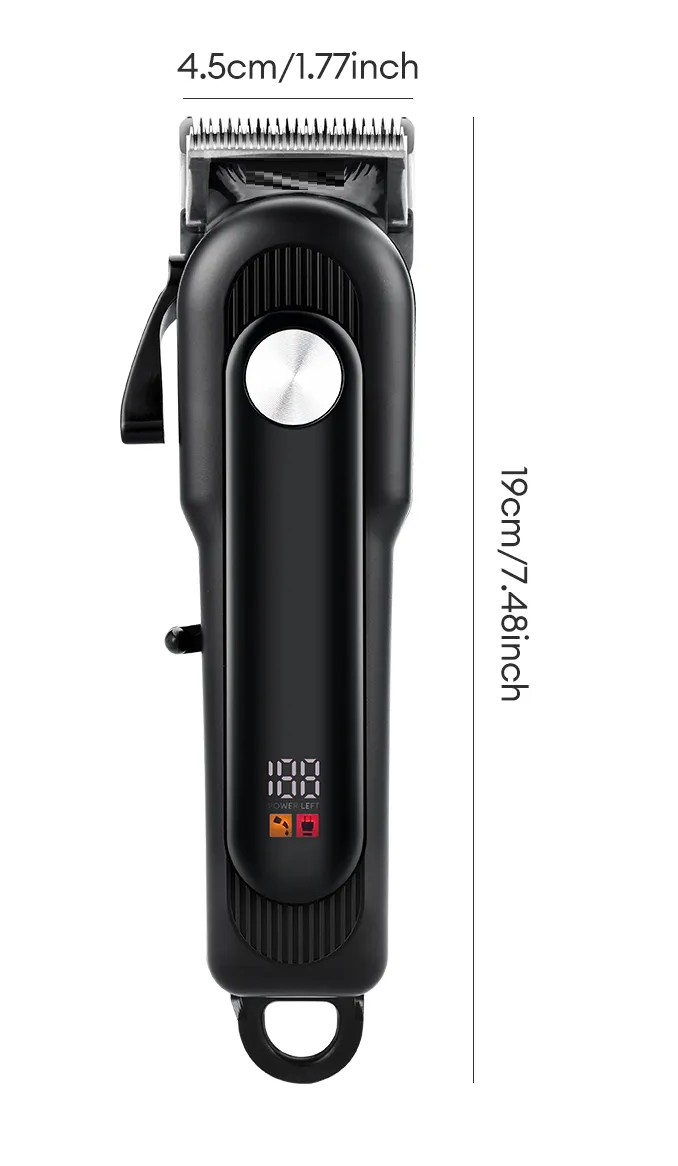 Foto 5 | Cortadora De Cabello Eléctrica Maquina Inalámbrica Negra