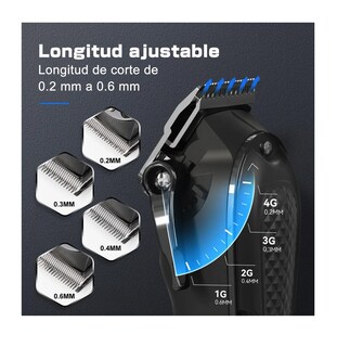 Foto 4 | Máquina para Corte de Cabello Negro