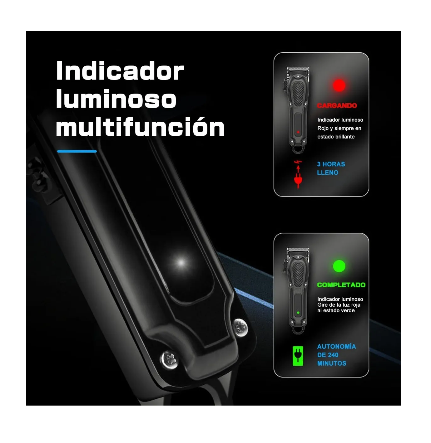 Foto 3 | Máquina para Cortar Cabello Belug con Accesorios