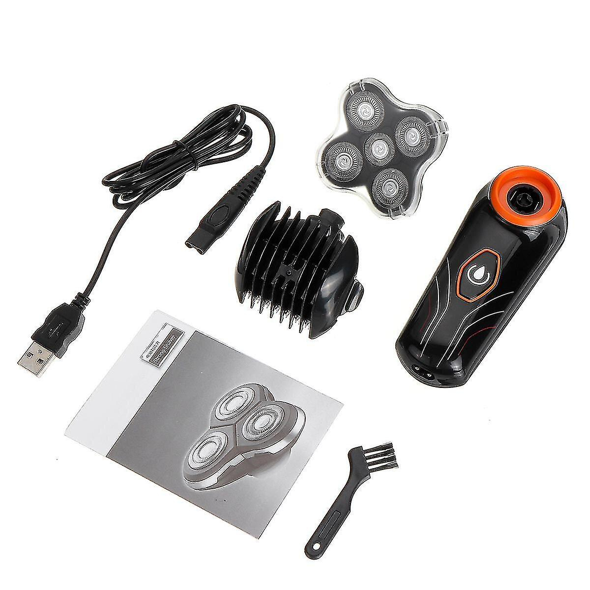 Foto 4 pulgar | Maquinilla De Afeitar Eléctrica De 5 Cabezales Recargable A Prueba De Agua - Venta Internacional.