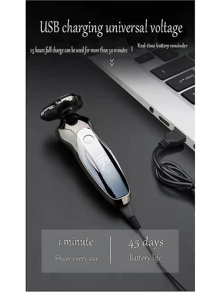 Foto 5 pulgar | Maquinilla De Afeitar Rotativa 3d Recargable Huoguo Electric Razor Para Hombre - Venta Internacional.