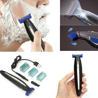 Foto 1 | Maquinilla De Afeitar Eléctrica Huoguo Para Hombre Inalámbrica Y Recargable - Venta Internacional.
