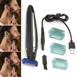 Foto 5 | Maquinilla De Afeitar Eléctrica Huoguo Para Hombre Inalámbrica Y Recargable - Venta Internacional.