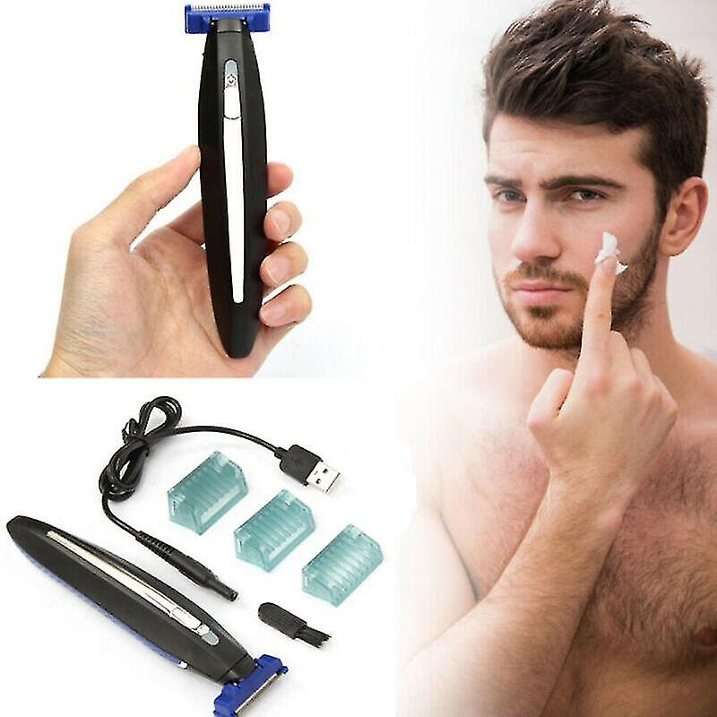 Foto 5 pulgar | Maquinilla De Afeitar Eléctrica Huoguo  Recortadora Recargable Inalámbrica Para Hombre - Venta Internacional.