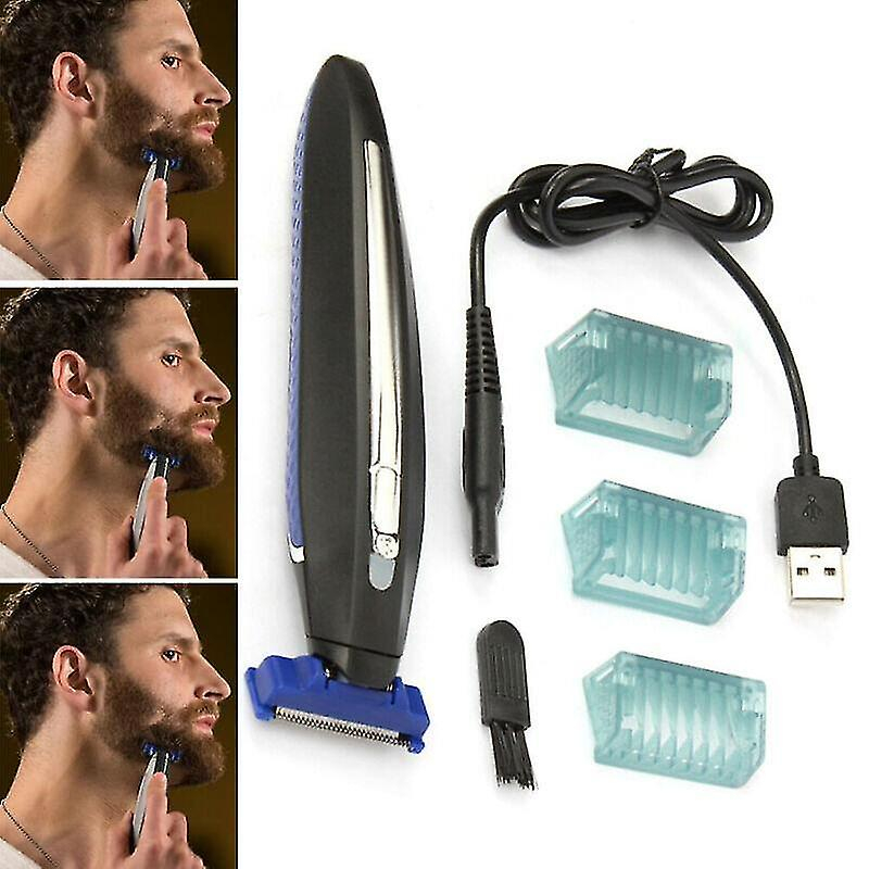 Foto 6 pulgar | Maquinilla De Afeitar Eléctrica Huoguo  Recortadora Recargable Inalámbrica Para Hombre - Venta Internacional.