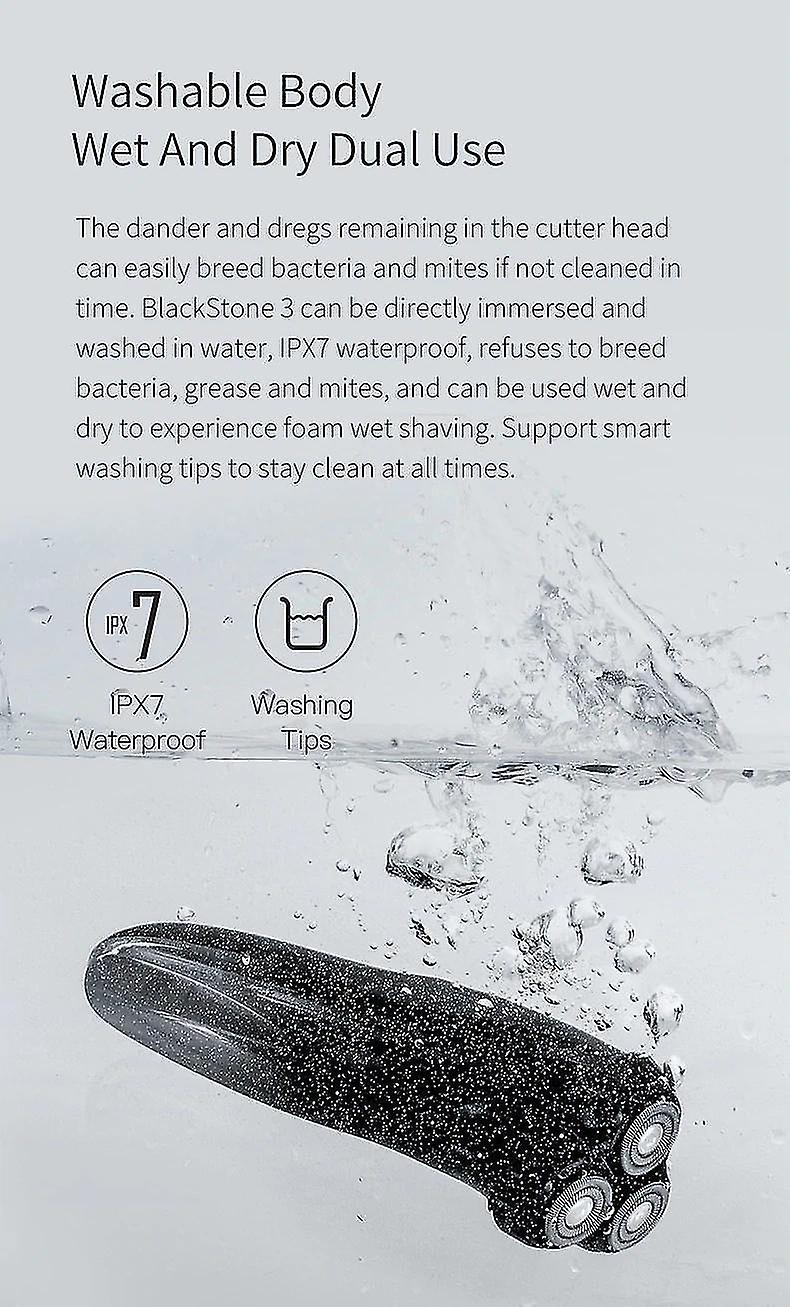 Foto 3 pulgar | Maquinilla De Afeitar Eléctrica Huoguo  Impermeable Y Seca Con Pantalla Lcd - Venta Internacional.