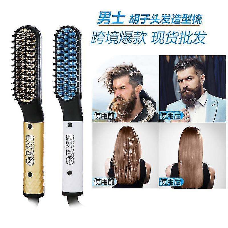 Foto 2 | Alisador De Pelo Huoguo Mini Peine Eléctrico Para Peinar Barba - Venta Internacional.