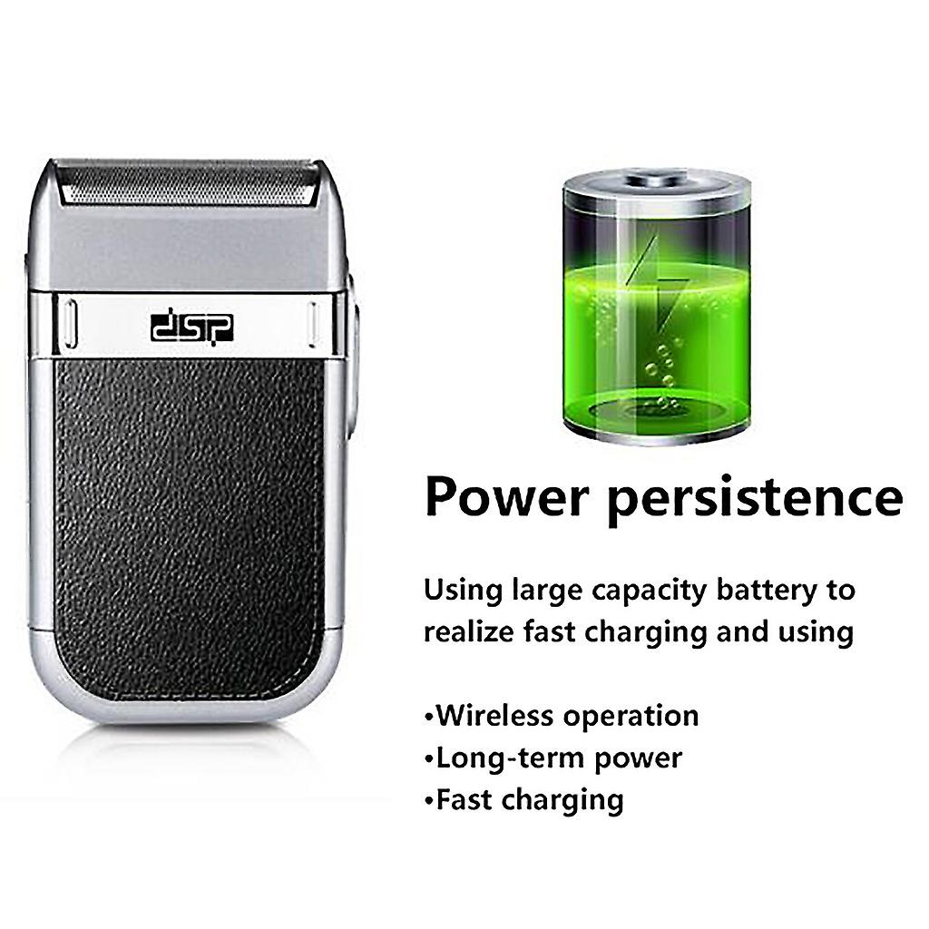 Foto 3 | Afeitadora Eléctrica Huoguo Recíproca De Doble Malla Con Carga Usb - Venta Internacional.