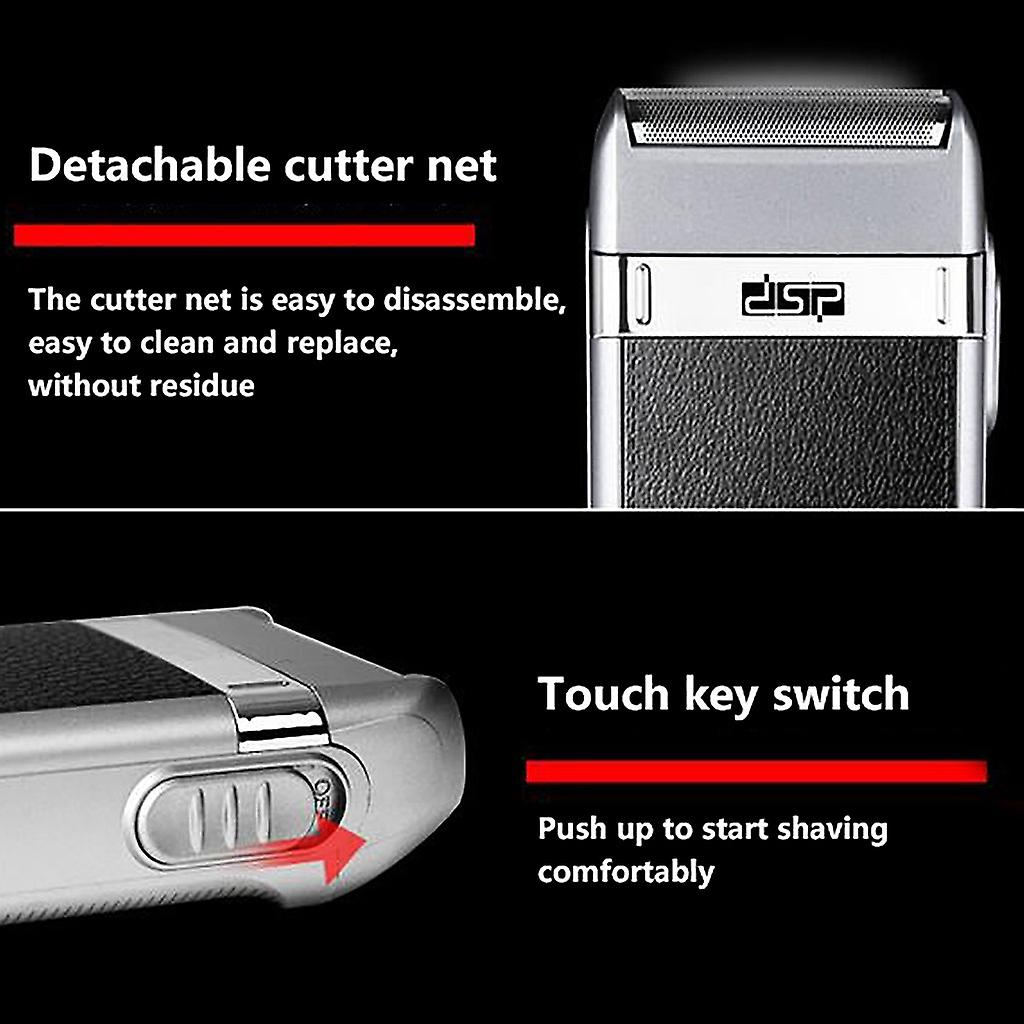 Foto 4 | Afeitadora Eléctrica Huoguo Recíproca De Doble Malla Con Carga Usb - Venta Internacional.