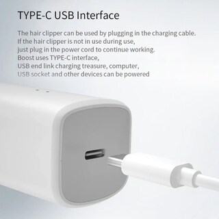 Foto 5 | Cortadora De Pelo Enchen Boost Xiaomi 5w 5v Usb Negro/blanco - Venta Internacional.