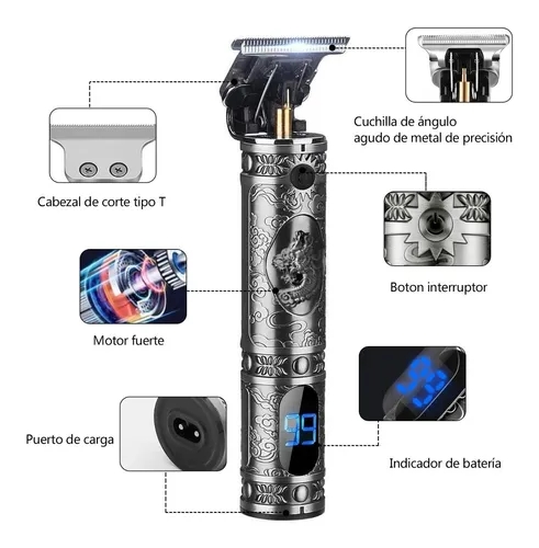 Foto 3 pulgar | Máquina para Cortar Cabello Inalámbrica-Venta Internacional